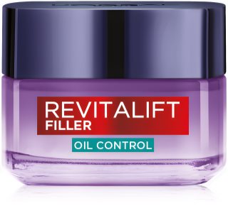 L’Oréal Paris Revitalift Filler Oil Control hloubkově hydratační krém pro mastnou a smíšenou pleť 50 ml