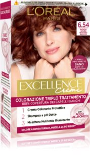 L’Oréal Paris Eccellenza Crema tinta per capelli colore 6.54 Biondo Scuro Mogano Ramato 1 pz