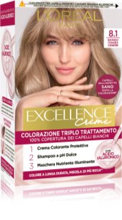 L’Oréal Paris Eccellenza Crema tinta per capelli colore 8.1. Biondo Chiaro Cenere 1 pz
