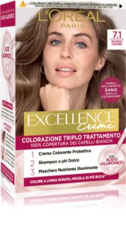 L’Oréal Paris Excellence Creme tinte de pelo tono 7.1 Biondo Cenere 1 ud