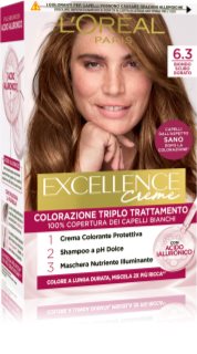L’Oréal Paris Excellence Creme tinte de pelo tono 6.3 Biondo Scuro Dorato 1 ud
