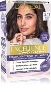 L’Oréal Paris Eccellenza Crema fresca tinta per capelli colore 5.11 Castano Chiaro Ultra Freddo 1 pz