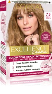 L’Oréal Paris Excellence Creme tinte de pelo tono 7.3 Biondo Dorato 1 ud