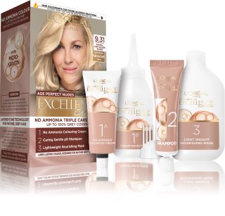L’Oréal Paris Excellence Universal Nudes μόνιμη βαφή μαλλιών απόχρωση 9.31 Natural Light Golden Blonde 1 τμχ