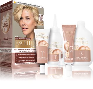 L’Oréal Paris Excellence Universal Nudes μόνιμη βαφή μαλλιών απόχρωση 8.13 Natural Beige Blonde 1 τμχ