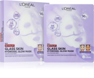 L’Oréal Paris Revitalift Filler Glass Skin hydrogelová maska s rozjasňujícím efektem