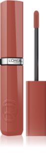 L’Oréal Paris Infaillible Laque Resistance langanhaltender flüssiger Lippenstift spendet Feuchtigkeit und Glanz Farbton 320 Almond Nude 4.3 ml
