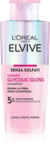 L’Oréal Paris Elvive Glycolic Gloss shampoo rivitalizzante per illuminare i capelli spenti 200 ml