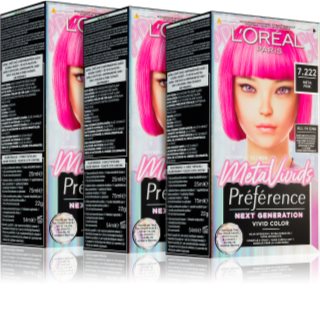 L’Oréal Paris Préférence Meta Vivids coloração para cabelo semipermanente