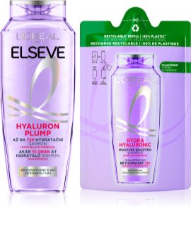 L’Oréal Paris Elseve Hyaluron Plump vlažilni šampon s hialuronsko kislino 2 kos
