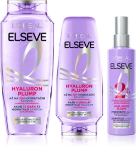 L’Oréal Paris Elseve Hyaluron Plump conditionnement avantageux pour cheveux 3 pcs
