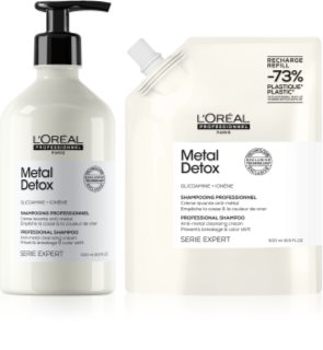 L’Oréal Professionnel Serie Expert Metal Detox Säästupakk kahjustatud juustele