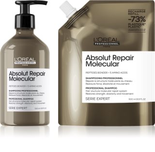 L’Oréal Professionnel Serie Expert Absolut Repair Molecular Økonomipakke Til skadet hår
