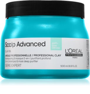 L’Oréal Professionnel Serie Expert Scalp Advanced šampon a maska 2 v 1 pro mastné vlasy a vlasovou pokožku
