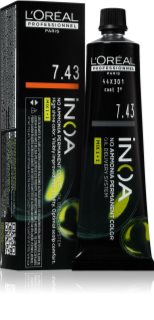 L’Oréal Professionnel Inoa перманентната боя за коса без амоняк цвят 7.43 60 мл.
