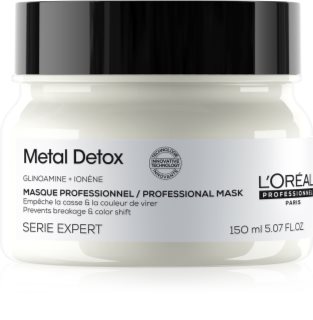 L’Oréal Professionnel Serie Expert Metal Detox hĺbkovo vyživujúca maska pre farbené a poškodené vlasy