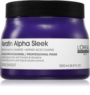 L’Oréal Professionnel Serie Expert Keratin Alpha Sleek maschera nutriente per capelli dall’aspetto liscio