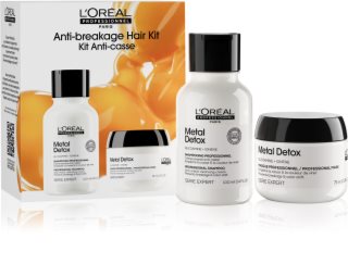 L’Oréal Professionnel Serie Expert Metal Detox darilni set za barvane in poškodovane lase za ženske