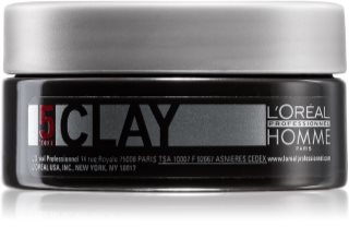L’Oréal Professionnel Homme 5 Force Clay blato za modeling jako učvršćivanje 50 ml