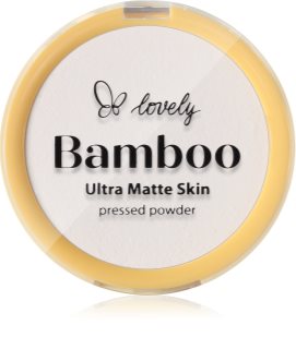 Lovely Bamboo Pressed Powder matinė pudra atspalvis Transparent 1 vnt.