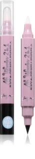 Lovely No Worries 2 in 1 eyeliner double face e correttore a penna colore Brown 1 pz