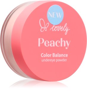 Lovely Peachy Color Balance Undereye Powder puder v prahu odtenek Peach 3.5 g