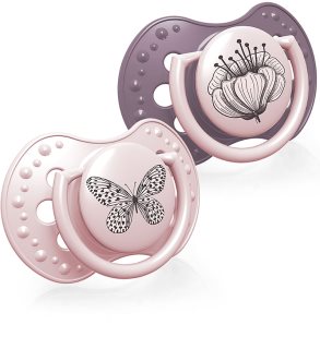 LOVI Botanic 6-18m tétine Girl 2 pcs