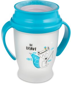 LOVI Indian Summer Junior 360° чаша с дръжки 9+ m Boy 250 мл.