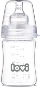 LOVI Glass skleněná kojenecká láhev 0m+ 150 ml