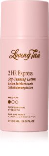 Loving Tan 2 HR Express Mitrinošs un tonējošs losjons (tonis) Medium 100 ml