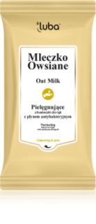 Luba Oat Milk Wet Wipes for Hands with Antibacterial Liquid vlhčené ubrousky s antibakteriálním účinkem 15 ks