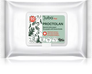 Luba Med Proctolan vlhčený toaletní papír na hemoroidy 50 ks
