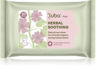Luba Med Herbal Soothing ubrousky pro intimní hygienu 20 ks