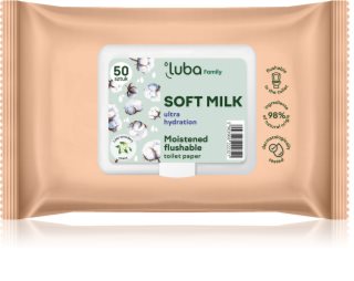Luba Family Soft Milk vlhčený toaletní papír 50 ks