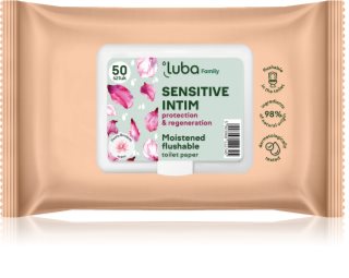 Luba Family Sensitive Intim papel higiénico húmedo 50 ud