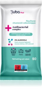 Luba Med Antibacterial Complex vlažne maramice bez alkohola 50 kom