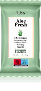 Luba Aloe Fresh Wet Wipes Refreshing frissítő nedves törlőkendők 15 db