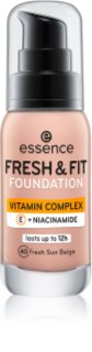 essence Fresh & Fit fond de teint liquide teinte 40 Fresh Sun Beige 30 ml
