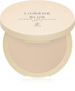 Lumene Blur polvos compactos y base de maquillaje 2 en 1 SPF 15