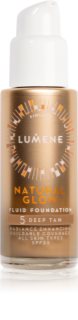 Lumene Natural Glow élénkítő make-up a természetes hatásért SPF 20 árnyalat 5 Deep Tan 30 ml