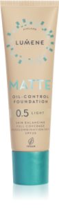 Lumene Matte Oil-Control fond de teint matifiant SPF 20 teinte 0,5 Fair Nude / Light 30 ml