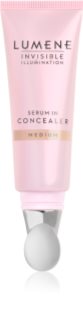 Lumene Invisible Illumination Serum in Concealer korektor pod oczy o działaniu nawilżającym