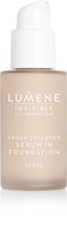Lumene Invisible Illumination Vegan Collagen Serum in Foundation lehký make-up s vyživujícím účinkem