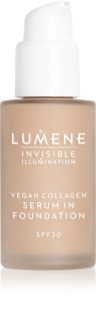 Lumene Invisible Illumination Vegan Collagen Serum in Foundation лек фон дьо тен с подхранващ ефект SPF 30 2 30 мл.