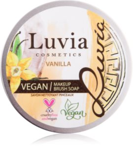 Luvia Cosmetics Brush Soap čisticí mýdlo pro kosmetické štětce s vůní Vanilla 100 g