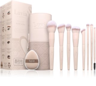 Luvia Cosmetics Nude Aura Pinselset mit Etui 11 St.