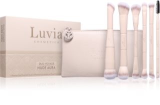 Luvia Cosmetics Duo Voyage set di pennelli con custodia Nude Aura