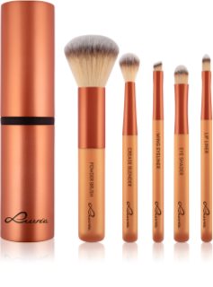 Luvia Cosmetics Travel Set set čopičev z etuijem za pot Sunset Crush 7 kos