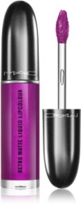 MAC Cosmetics Retro Matte Liquid Lipcolour матова помада з ефектом металік відтінок 5 мл