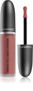 MAC Cosmetics Powder Kiss Liquid Lipcolour mattító folyékony rúzs árnyalat Over the Taupe 5 ml